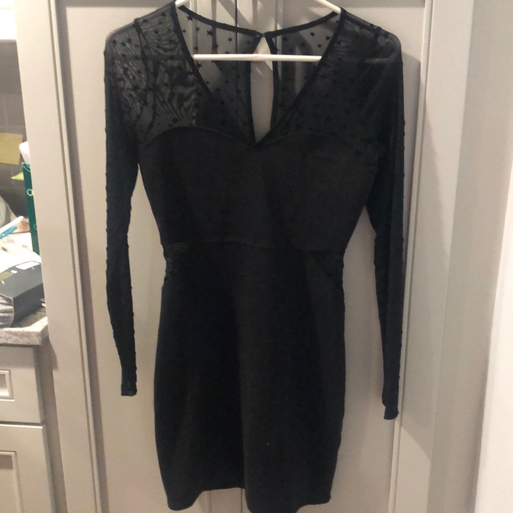 Hollister black dress